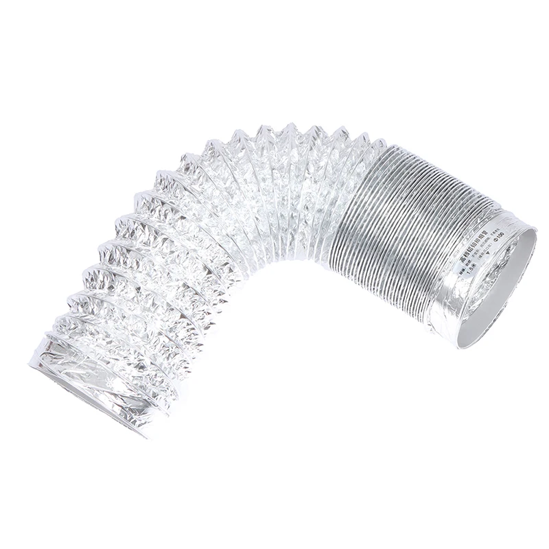 4-дюймовая 100 мм трубка для вентиляции из ПВХ алюминиевая воздуховод гибкий