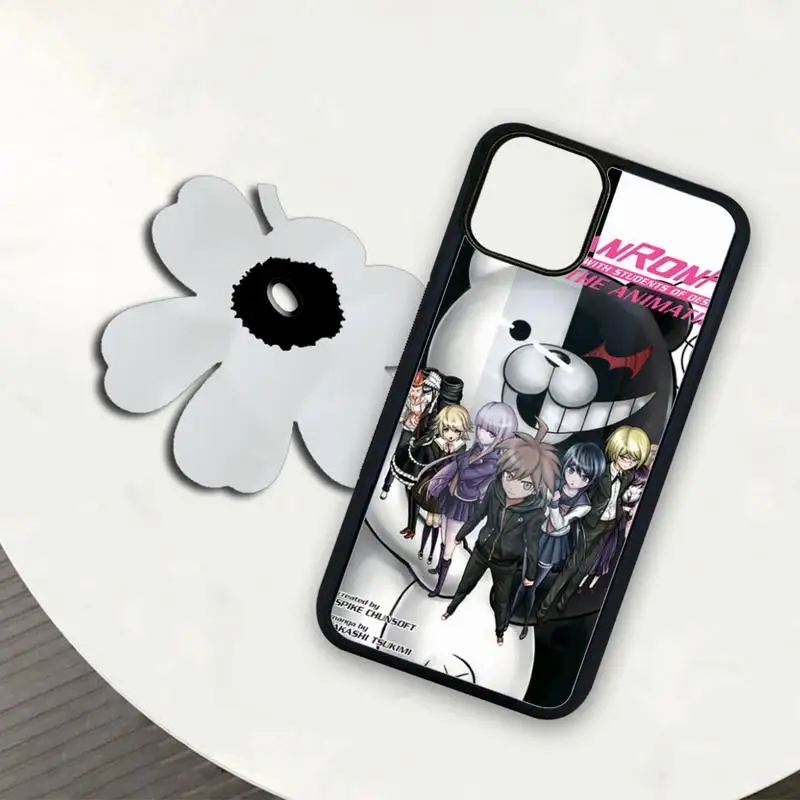Kumamon Danganronpa Monokuma TPU patch Hemming soft case cover for iphone se 2020 6 6s 7 8 plus x xs max xr 11 12 pro funda | Мобильные