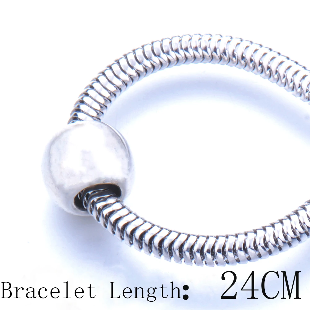 Серебристый браслет с кулоном в форме сердца и короны, украшенный бусинами в виде листьев и мультяшными элементами, подарок для женщин.