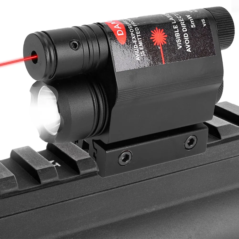 Тактический пистолет светильник зеленый/Red Dot лазерный прицел для 11/20 мм Rail