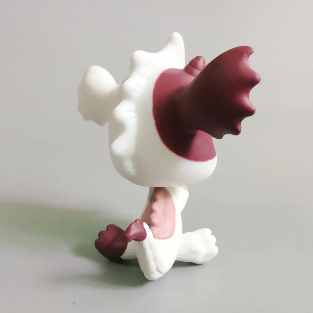 Littlest Pet OOAK Черный Дракон Собака Фигурка ручной росписи для детская игрушка