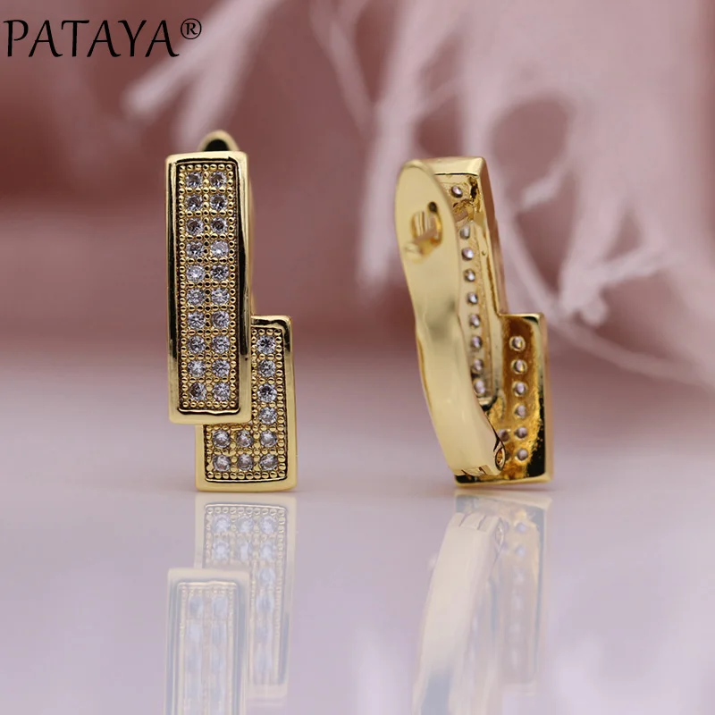 Серьги подвески с инкрустацией из микровоска розовое золото 585 пробы жемчугом