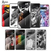 miyagi andy panda for samsung galaxy s20 fe s10e s10 s9 s8 ultra plus lite plus 5g tempered glass cover phone case