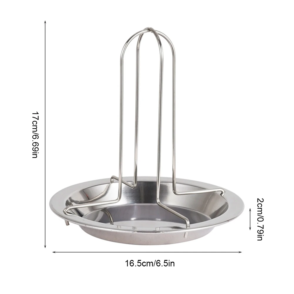 

Chicken Roaster Rack Stainless Steel Vertical Chicken Rack Whole Chicken Stand Grilled Pan For Kitchen Ourdoor Bbq Tools