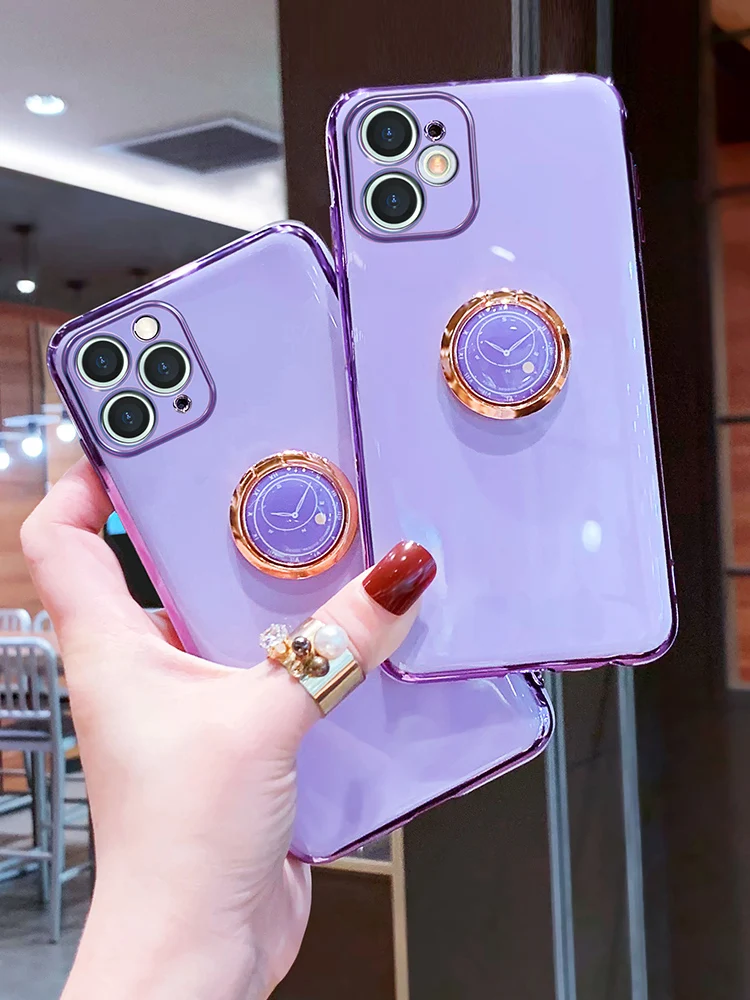 

Luxury Plating Phone Case For iPhone 13 Case Soft TPU Cover For iPhone 13 Pro Max Case For iPhone 13 12 Pro Max Mini Cover Coque