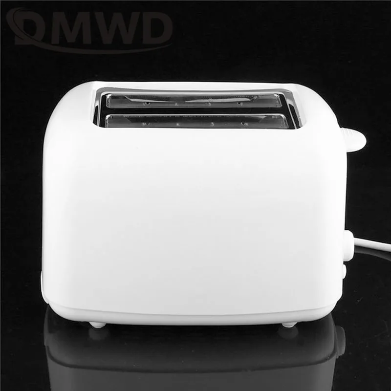DMWD бытовая электрическая тостов с двумя слотами хлебопечка для выпечки машина