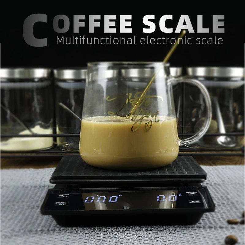 

NS-CF3 Digital Food Kitchen Scale Electron Multifunctional Weight Measuring for Coffee in Grams/Ounces Auto Shut-Off