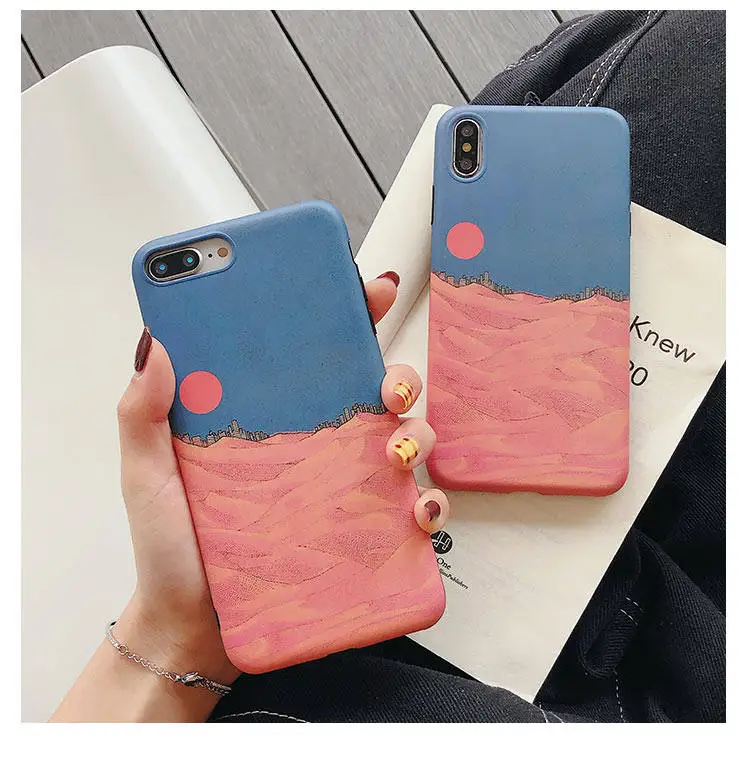 Закат пустыни город картина из песка жесткий чехол для xiaomi MI9 MI9SE MI8 MI8SE MI8Lite, Redmi Note 7 Pro, MI6, A2, mix2s