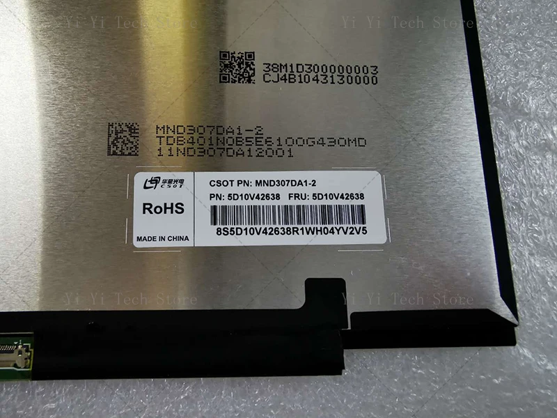 Новинка для Lenovo Xiaoxin 13 PRO 2019 ЖК-экран с передним стеклом 2560X1600 MND307DA1 N133GCA-GQ1 B133QAN02.0