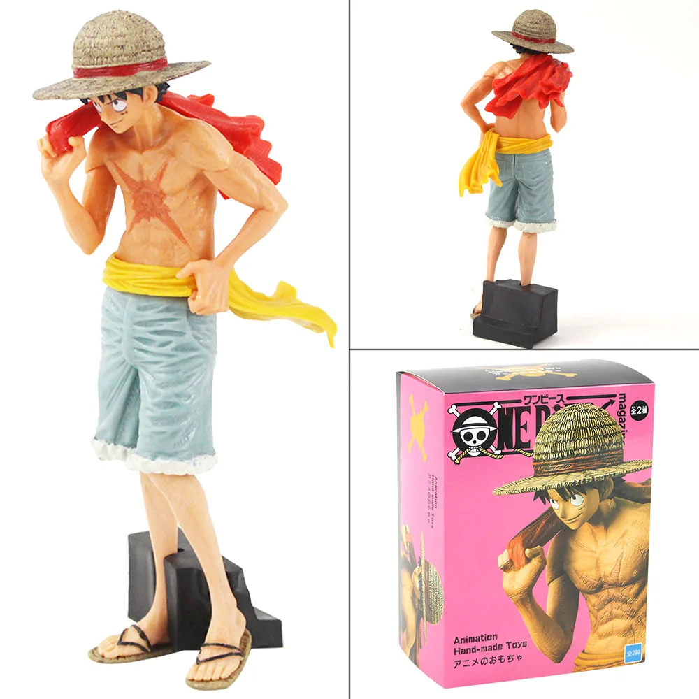 22 см Обложка журнала Monkey D Luffy на 20 ю годовщину ПВХ экшн фигурка Коллекционная