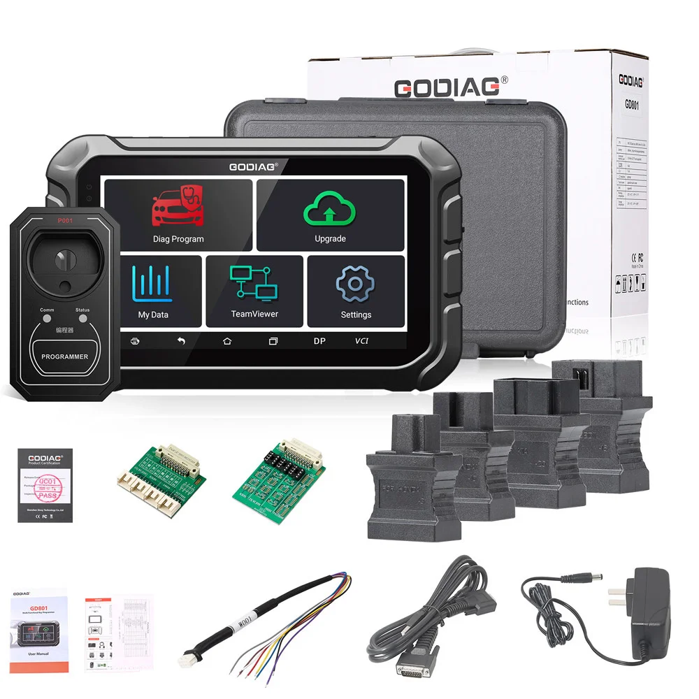 GODIAG GD801 программатор ключей Многоязычный поддержка ABS EPB TPMS EEPROM |