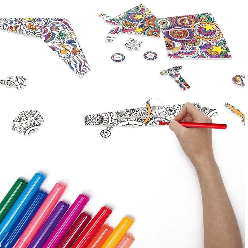 3D пазлы картина граффити пейзаж игрушки для детей детские игры набор