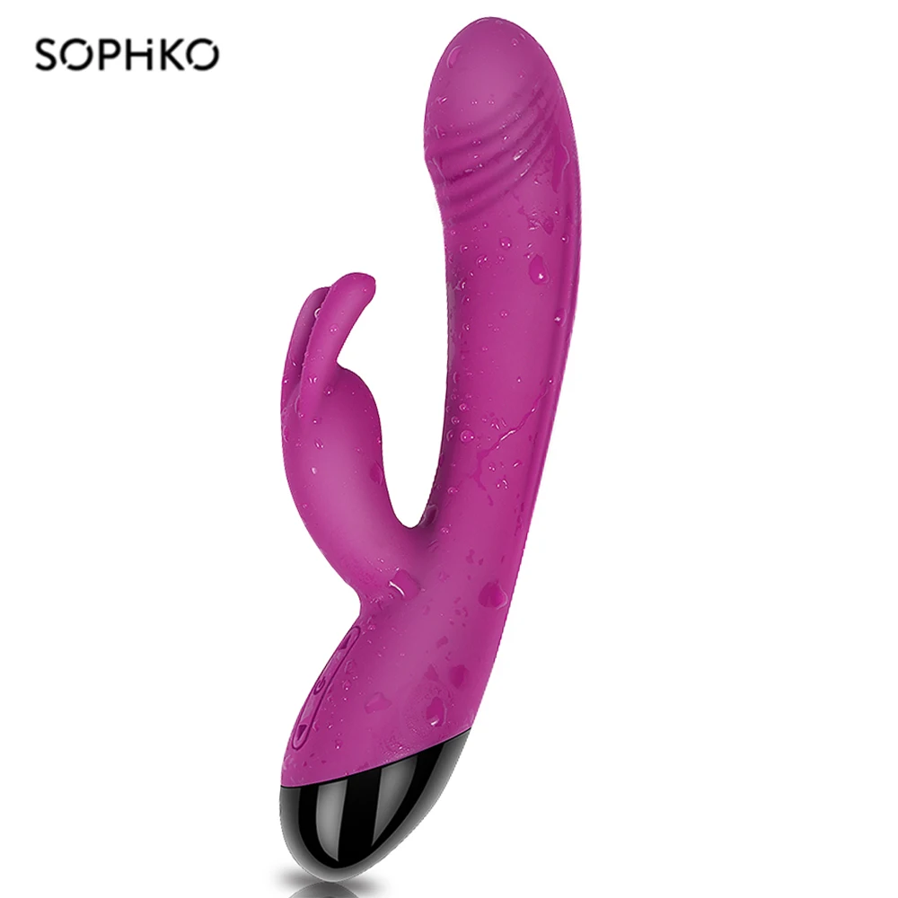 Фаллоимитатор для точки G вибратор пениса массажер оргазма мастурбации двойной