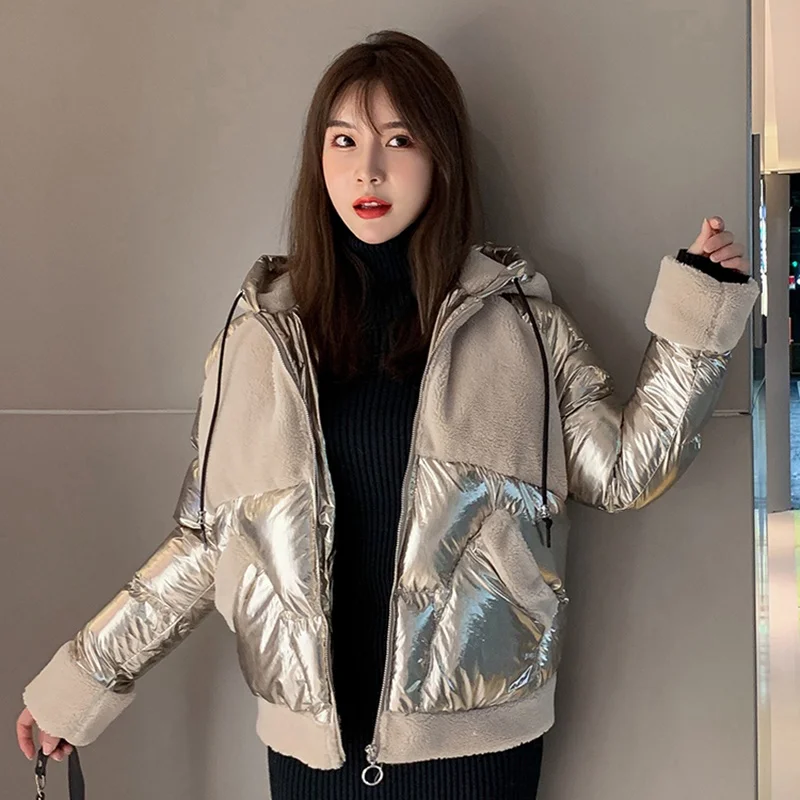 Теплая зимняя женская толстовка на молнии с подкладкой куртка Женское пальто