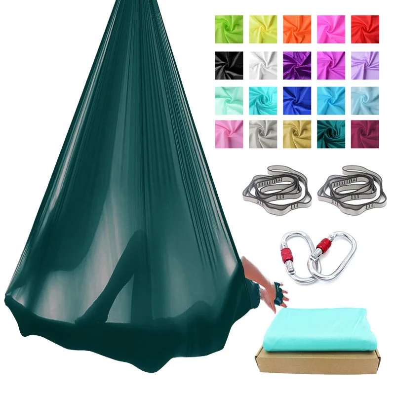 Комплект гамака для йоги 5 метров анти гравитационное инверсионное оборудование