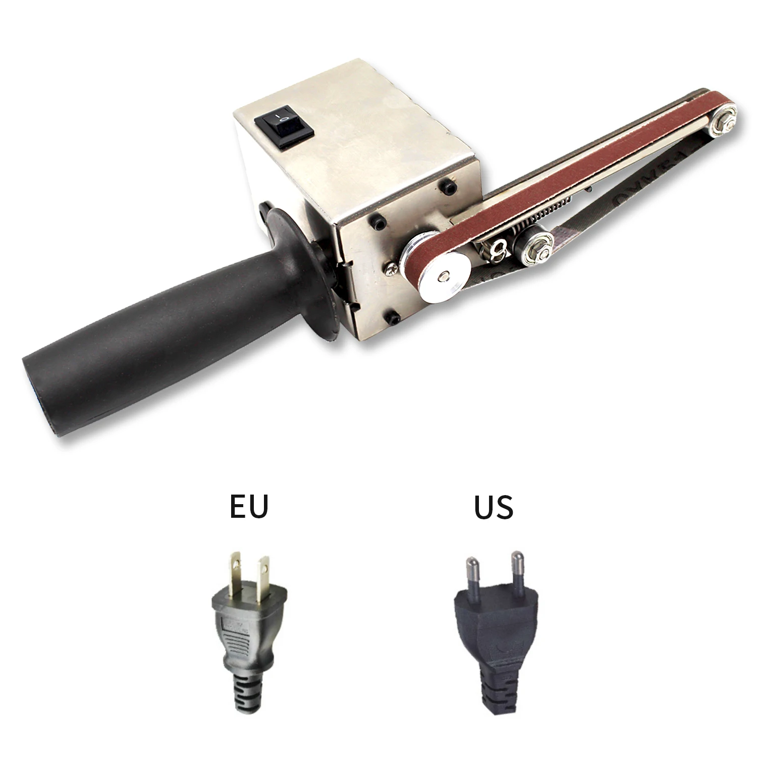 Мини Ручной ленточный шлифовальный станок 130 Вт полировальный электрический