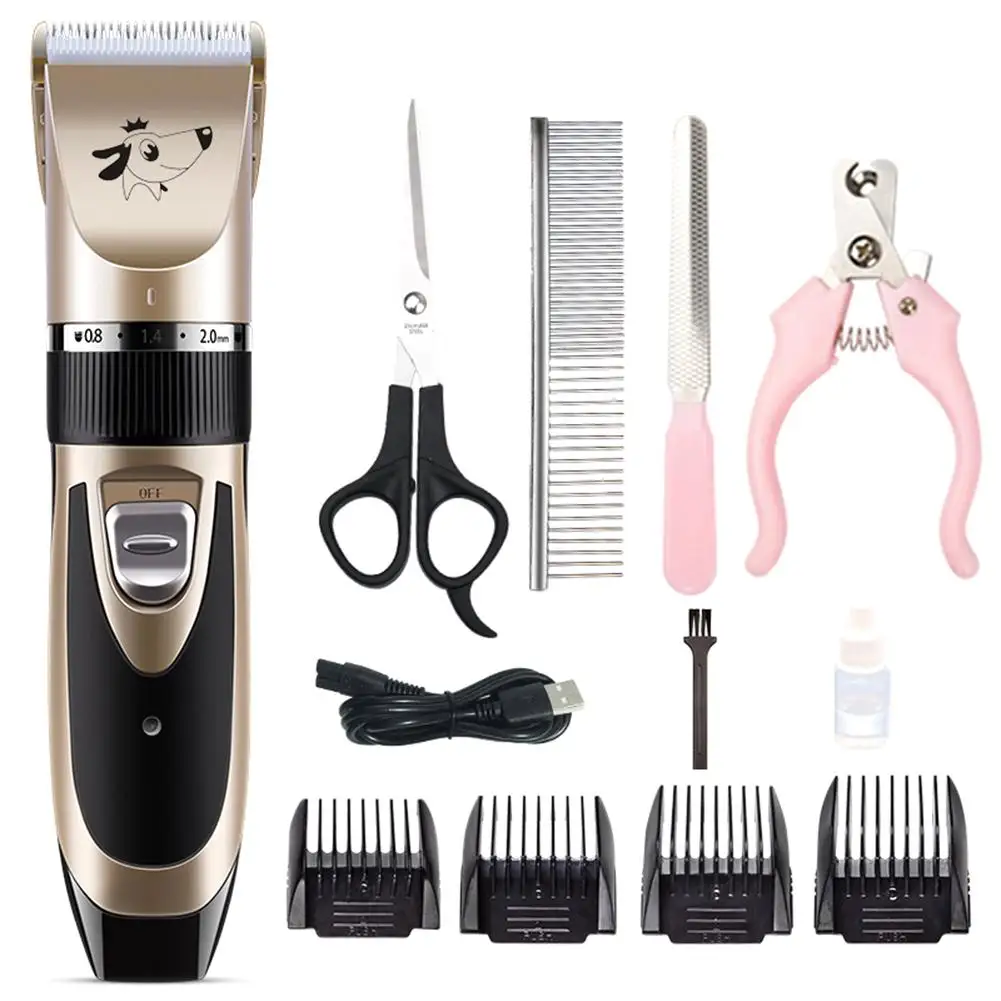 

Electrical Dog Hair Trimmer USB Charging Pet Hair Clipper Rechargeable Low-noise Cat Hair Remover Grooming Hair Cutter Machine