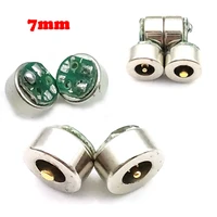 7mm magnet pogo pin connector high current strong magnetic led light power socket magnetic dc smart water cup charging connector