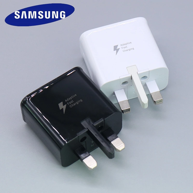Адаптер для быстрой зарядки Samsung UK кабель типа C 120 см Galaxy S10 S8 S9 Plus A30 A50 A70 Note 7 8