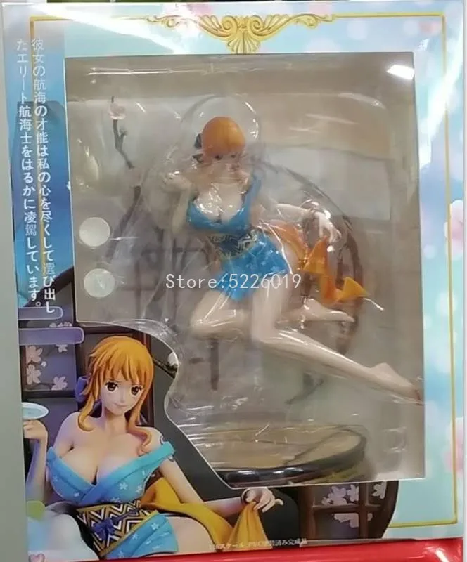 

26cm One Piece Anime Figure F3 Drunk Nami Sexy Anime Figure One Piece Stampede Flag Diamond Ship Nami Action Figure Model Toys
