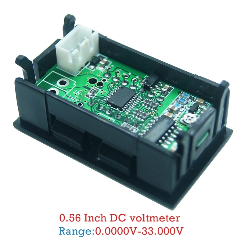 GTBL Digital 0.56inch LED Display 5 Bits DC 0-33.000V Voltmeter Voltage Meter Tester | Инструменты