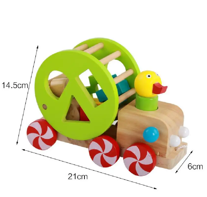 

Children's Educational Duckling Cart Wisdom Children's Children Montessori Preschool Education Multi-functional Interactive Toys