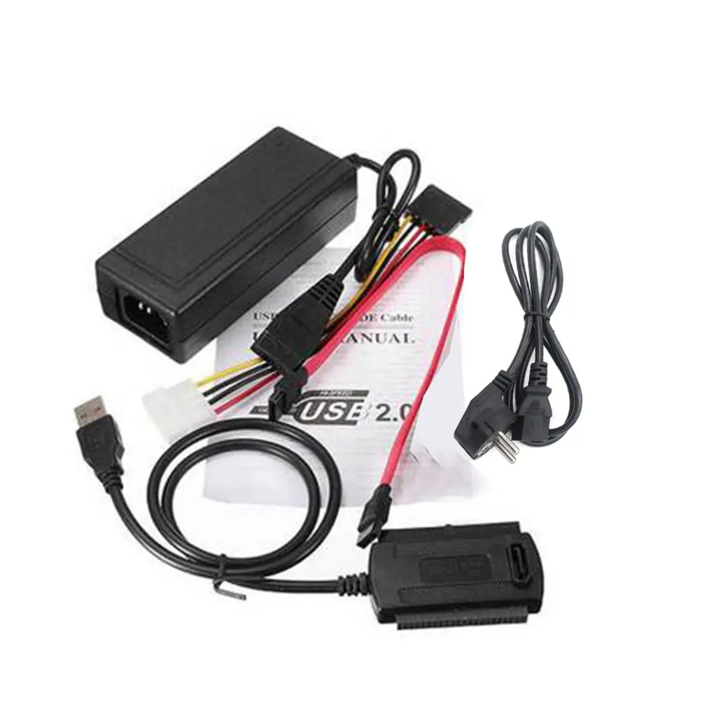 Кабель преобразователь SATA/PATA/IDE Drive USB 2 0 для жесткого диска HDD 5 дюйма 3 с внешним