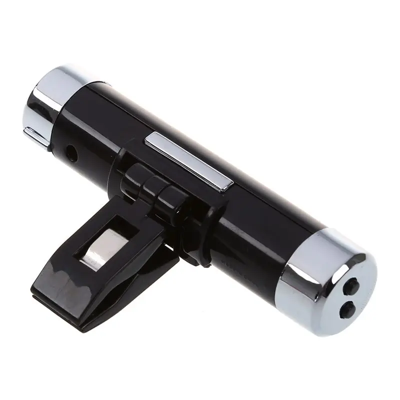 

Easy Set Digital LCD Blue Light Screen Car Alarm Clock Thermometer W Clamp