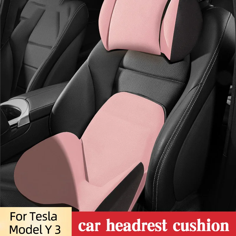 

Car Seat Cushion For Tesla Model Y 3 Universal For All Seasons Soft Interior Decoration Durable Car Accessories Black Brown 3PCS