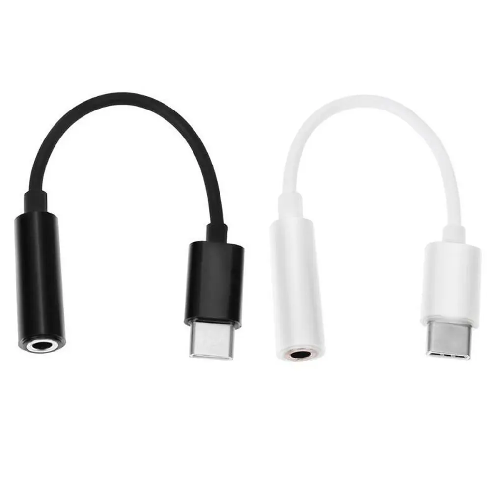 Type C To 3.5mm Port Earphone Cable USB Type-C 3.5 AUX Headphone Adapter For Huawei Mate 10 P20 6 6X Mix 2s | Мобильные телефоны и