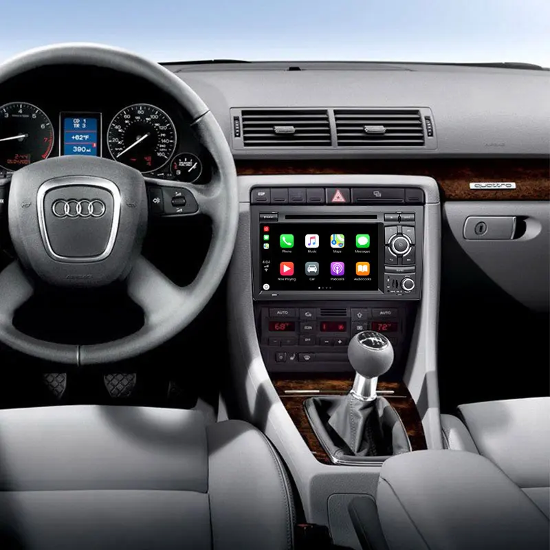 Android 9 0 Авторадио встроенный CarPlay GPS-навигатор совместимый с Audi A4 B6 B7 S4 RS4 2002-2008 SEAT Exeo