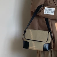 matte leather women shoulder bag large capacity ladies underarm bags retro design female daily small tote handbags messenger bag