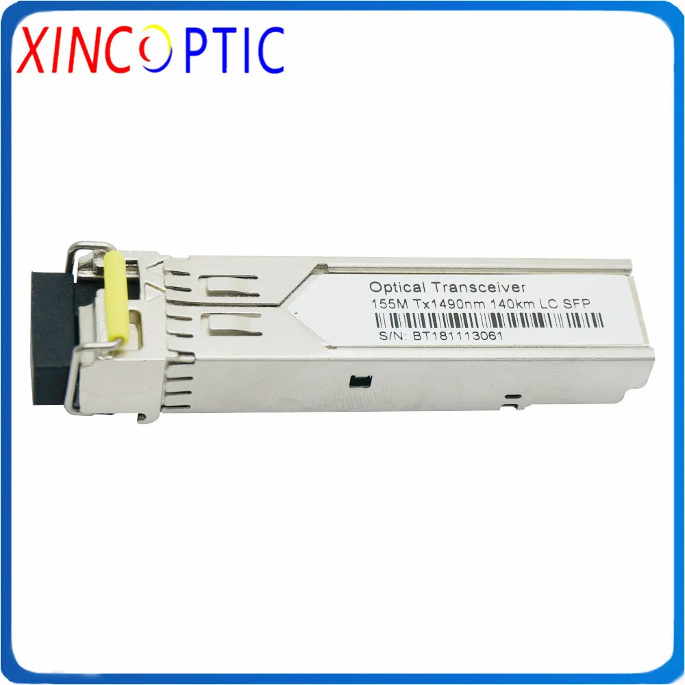 155 Мбит/с 1490 нм 140 км SC LC SFP двунаправленный трансивер м WDM BIDI DDM SC/LC волоконный