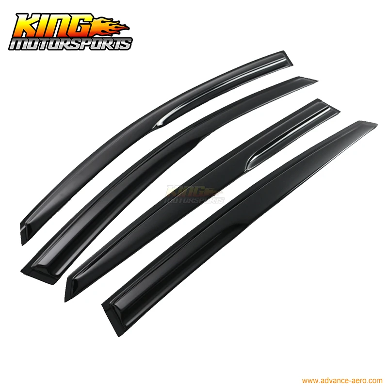 Fit For 2010-2015 Kia Optima 2nd Gen Smoked Aero JDM Deflectors Stick On Window Visors USA Domestic Free Shipping | Автомобили и