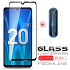 2 в 1 Защитное стекло для huawei honor 20 lite 20 light 6,15 Защитная пленка для объектива камеры закаленное стекло для хонор 20 лайт стекло