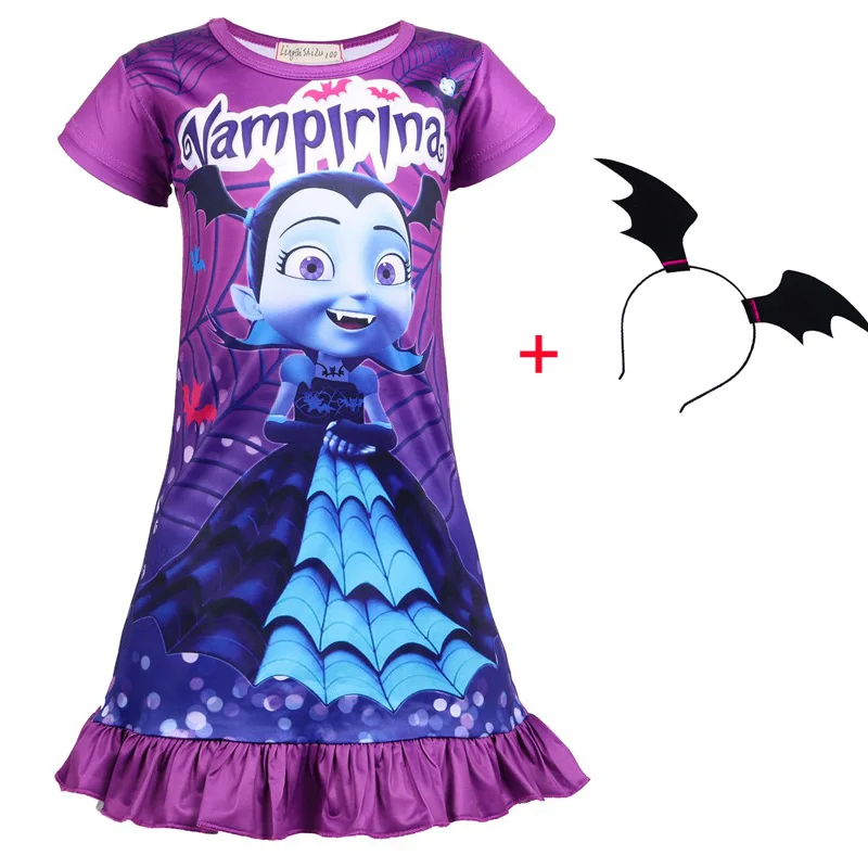 Новинка 2019 года костюмы ужас вампира Детские страшные платья для девочек на