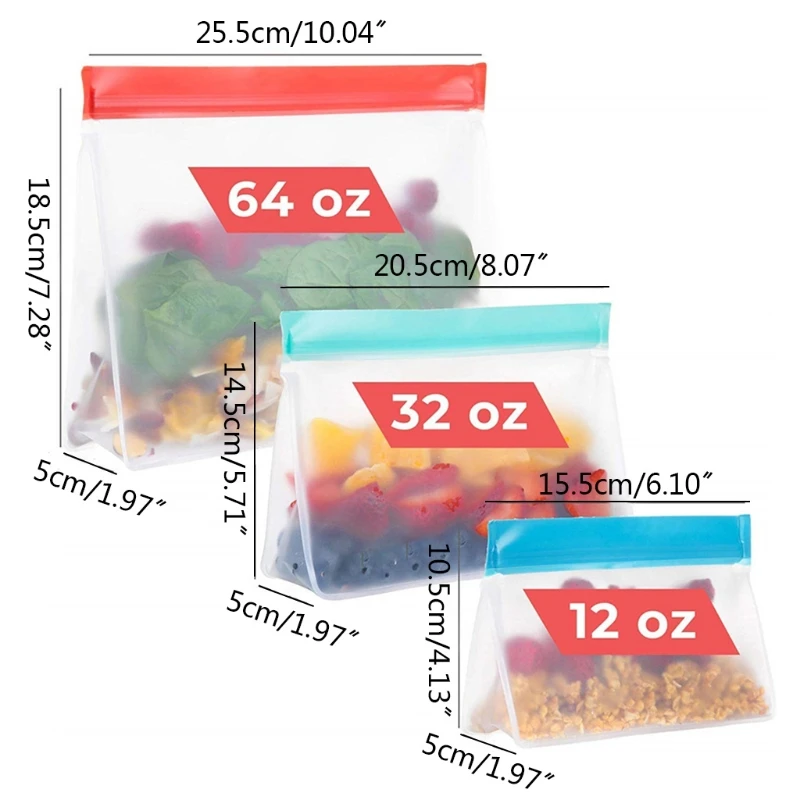 

1Pc PEVA Preservation Bag Multi-functional Multi-color Optional Storage Bag Reusable Preservation Bag Easy to Open