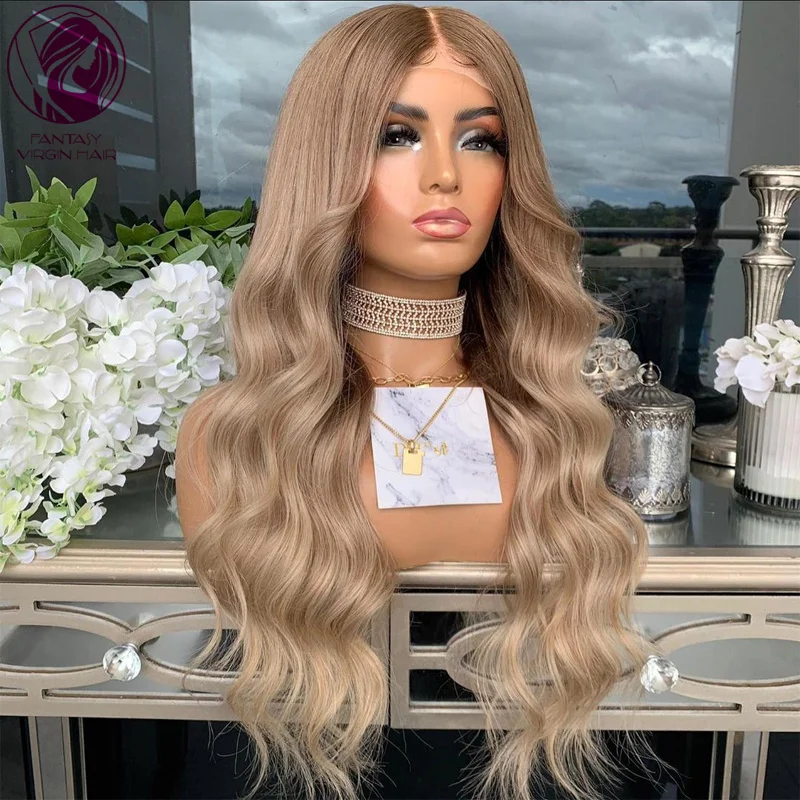 

Ombre Lace Front Wig 13x4/13x6 Caramel Blonde Balayage Human Hair Wigs with Baby Hairs Loose Wave REmy Hair 150% 26"28"