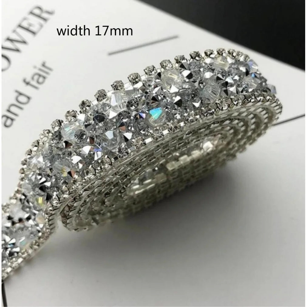 Стразы для украшения сандалий разноцветные Украшения серебряные с синим