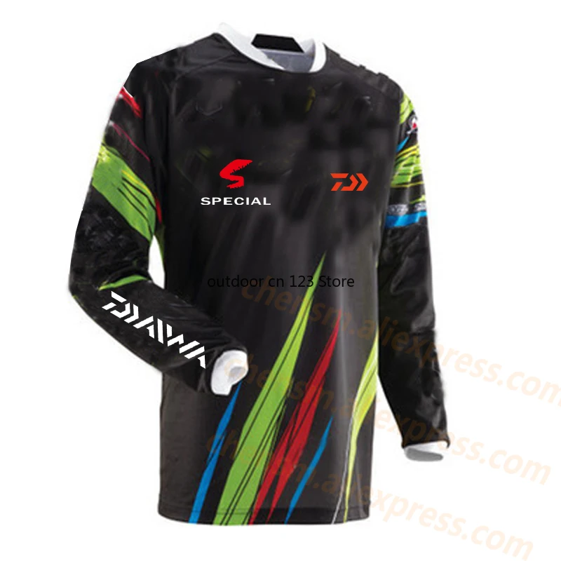 

2020 DAIWA New Fishing Jersey Long Sleeve Fishing Clothing Autumn Shirt Quick Dry Mosquito Proof Sunscreen Cool Sportswear