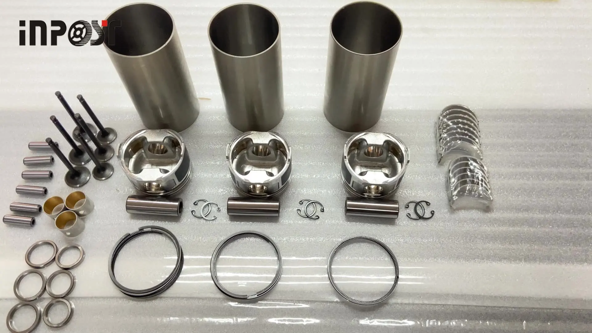 

New Rebuild Overhaul Kit With Piston Rings Gasket For Yanmar 3TNE68 Engine