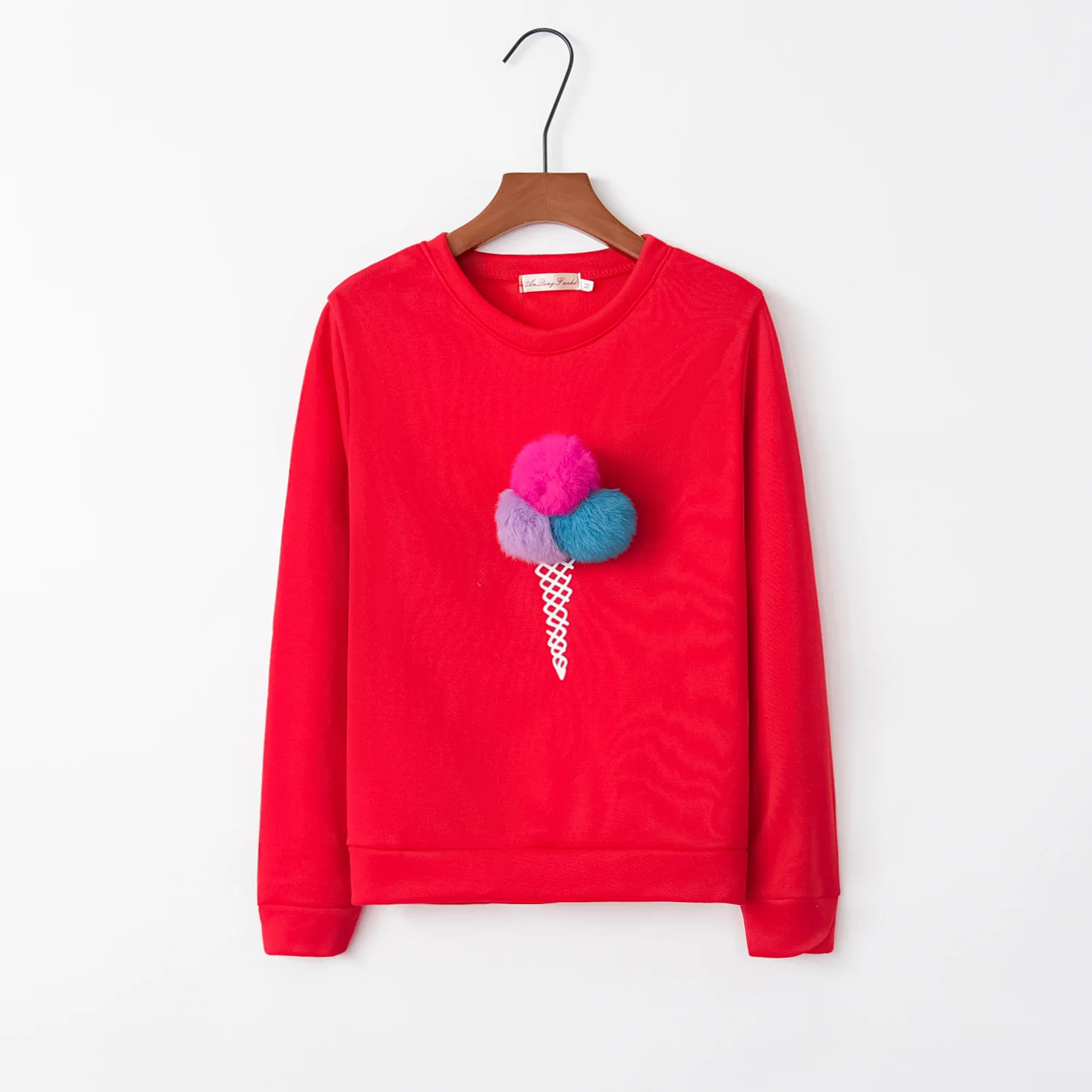 Мороженое Синий 2020 новый дизайн распродажа толстовки Женская Повседневная Harajuku