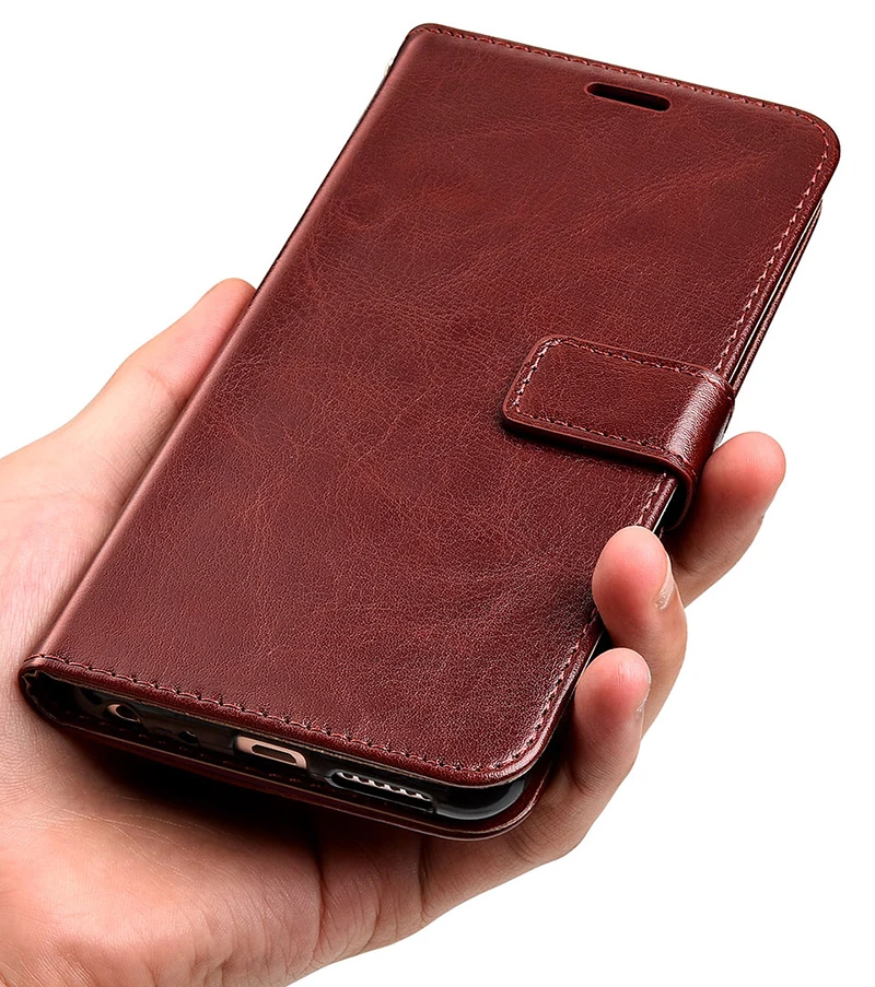 Роскошный кожаный чехол бумажник с откидной крышкой для iPhone 12 Pro Max мягкий из ТПУ