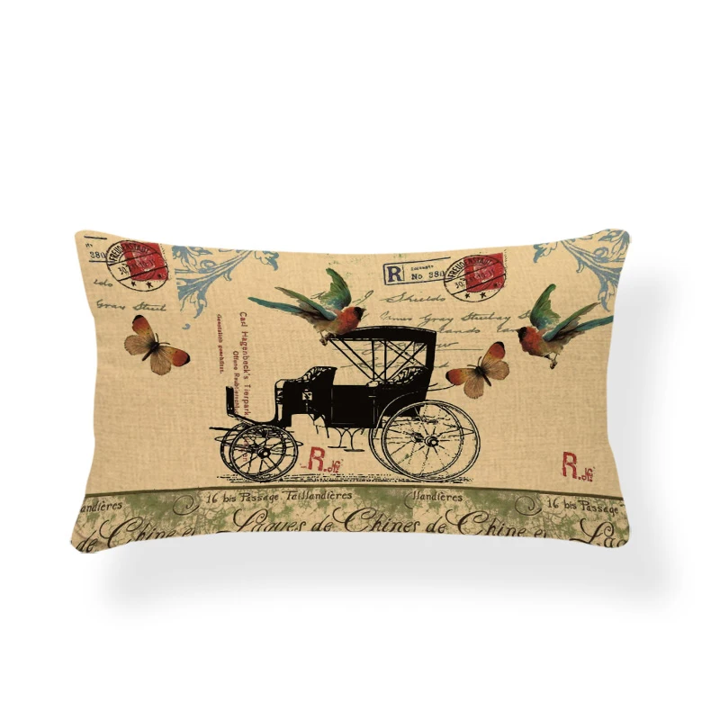 Классический чехол для подушки с британским флагом геометрическое дерево