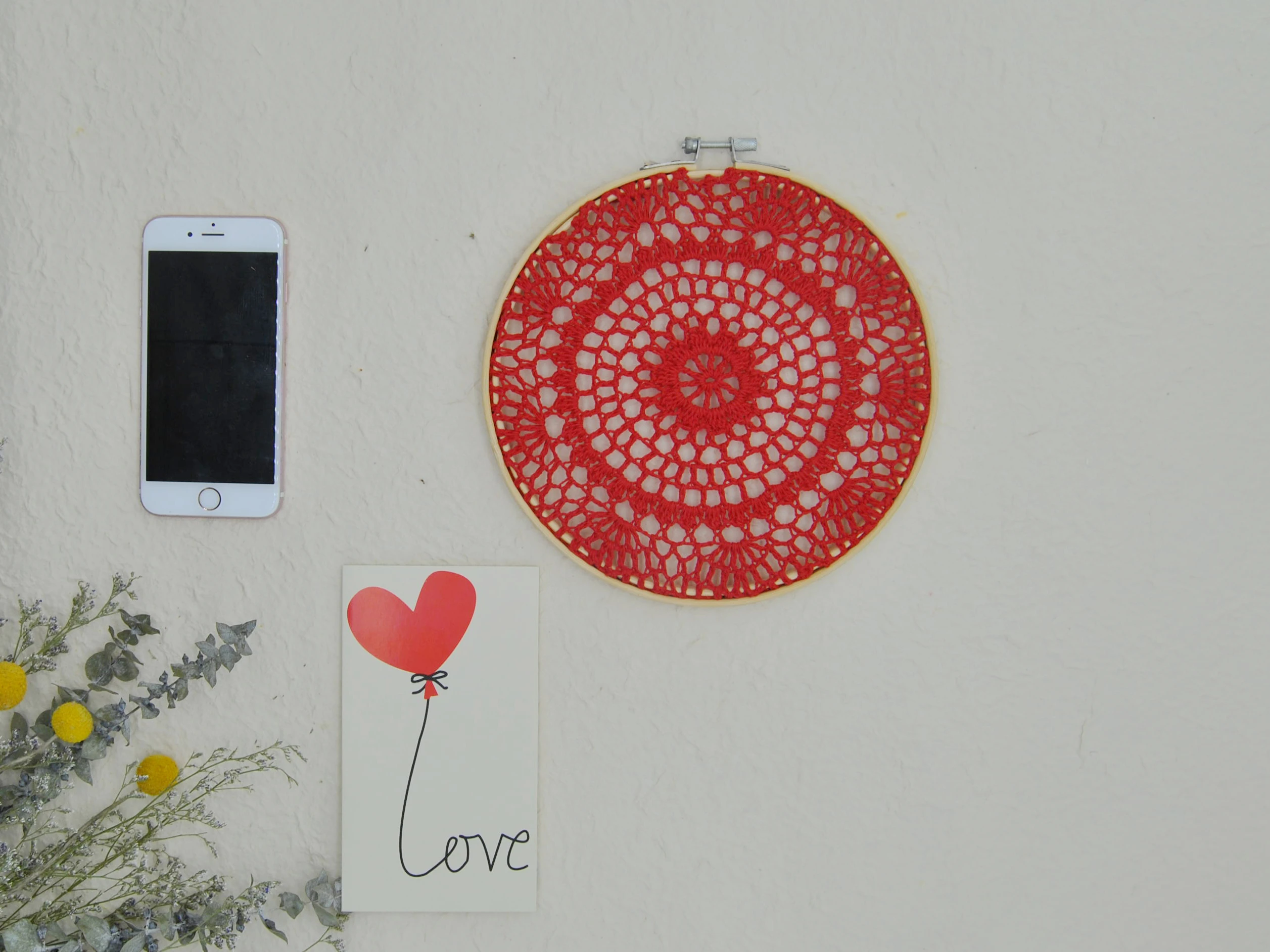 

Nordic handmade macrame dreamcatcher Woven knitted wall hanging tapsey Room decoration Farmhouse decor No.B026 diameter 20cm