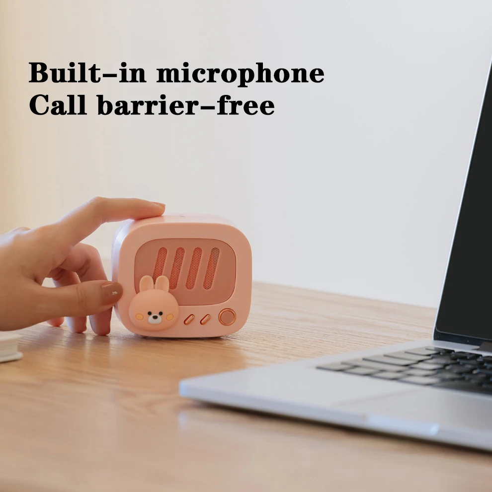 Портативный мини-динамик с мультяшным рисунком беспроводной Bluetooth-динамик