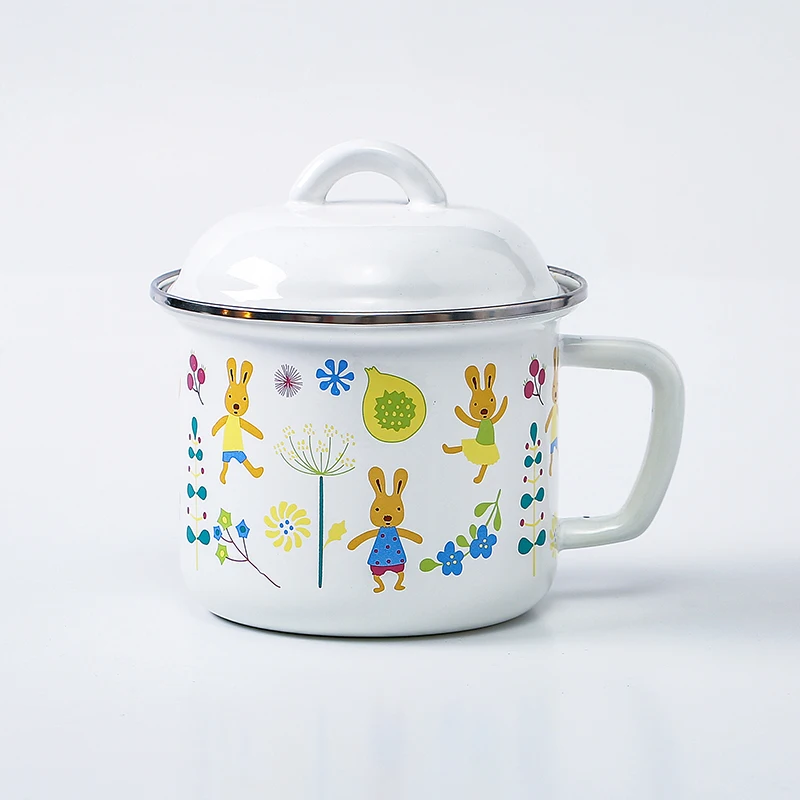 

Soup pot Enamel pan milk baby food pot Lunch box noodles bowl portable induction cooker mug kitchen cookware cooking Casserole