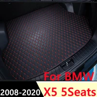 sj car trunk mat tail boot tray auto floor liner cargo carpet luggage mud pad cover accessories fit for bmw x5 5seats 2008 2020