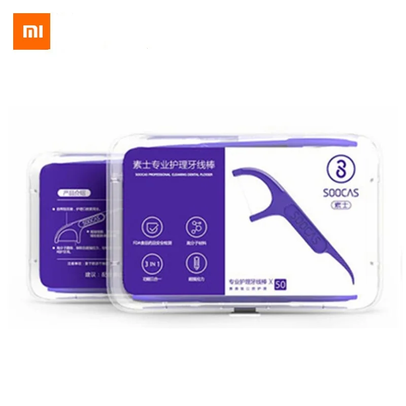 2pcs DentalFoss SOOCAS X3 X1 X5 сменные насадки для зубной щетки для Xiaomi Mijia SOOCARE X1 X3 sonic электрическая насадка для зубной щетки оригинальные форсунки - Цвет: 2pcs DentalFoss