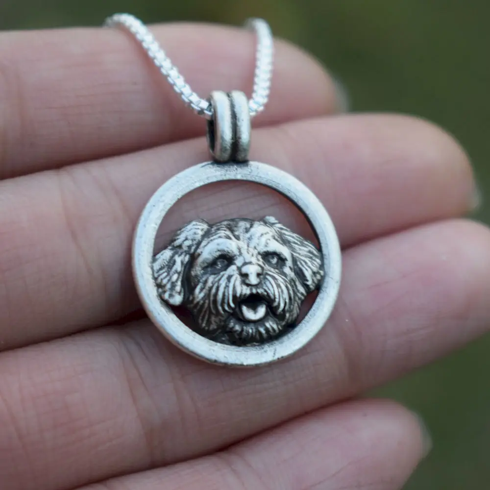 SanLan 1 шт. милое ожерелье для щенка Bichon Frise |